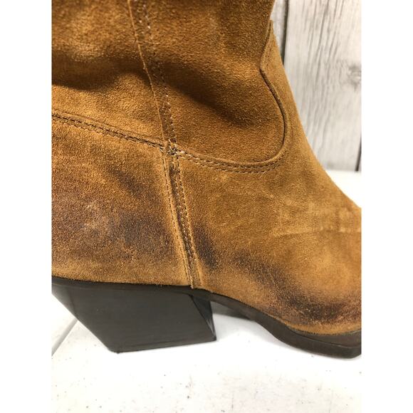 Divine Follie Brown Suede Boots Size 38 (7) - Picture 6 of 7